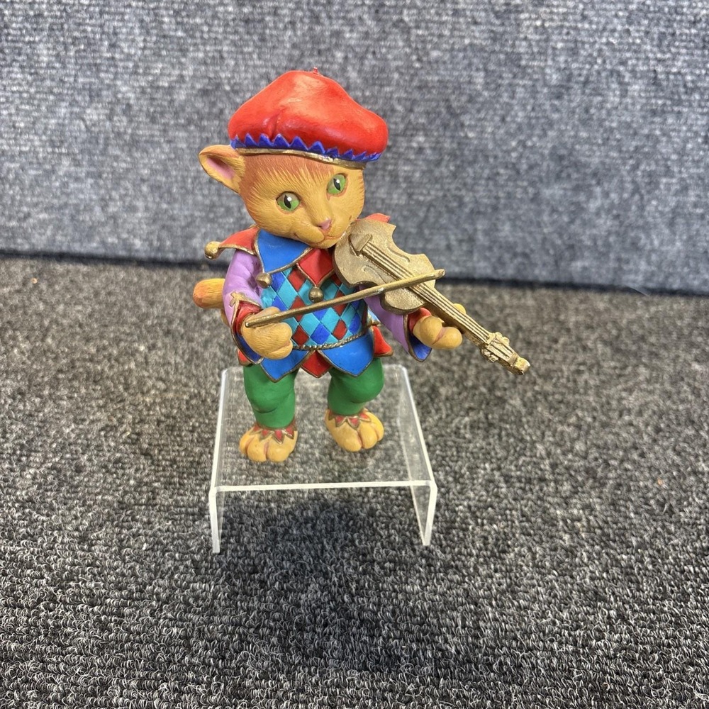 Vtg~Dept 56~Mother Goose Collection~Cat & Fiddle Ornament